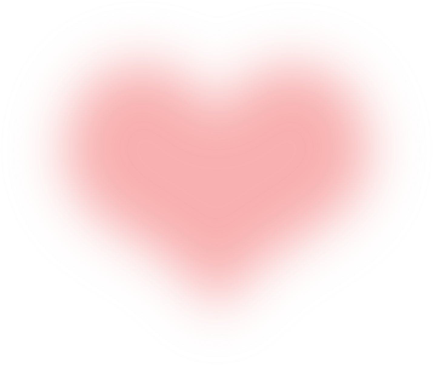 transparent pink heart