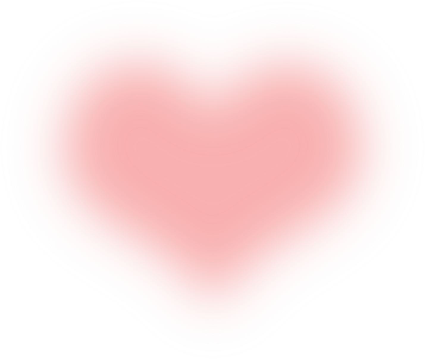 transparent pink heart